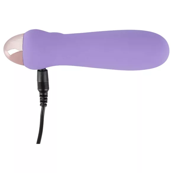 You2Toys - Cuties Mini Purple - oppladbar, silikon stavvibrator (lilla)