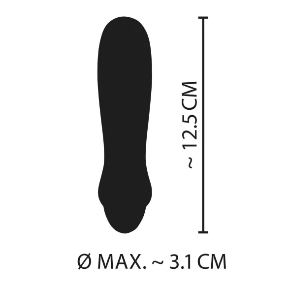 You2Toys - Cuties Mini Purple - oppladbar, silikon stavvibrator (lilla)