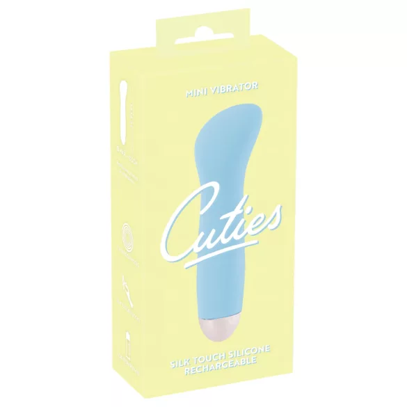 Cuties Mini Blå - Oppladbar G-punkt vibrator (turkis)