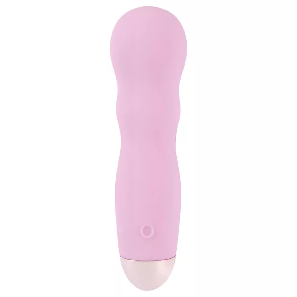Cuties Mini Rose - Batteridrevet, bølgete vibrator (rosa)
