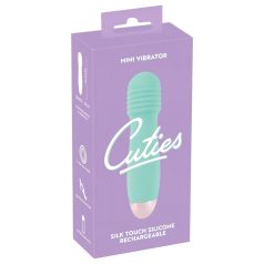   Cuties Mini Wand - oppladbar, grønn minivibrator massasjestav