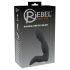 Rebel - oppladbar prostata vibrator med penisform (svart)
