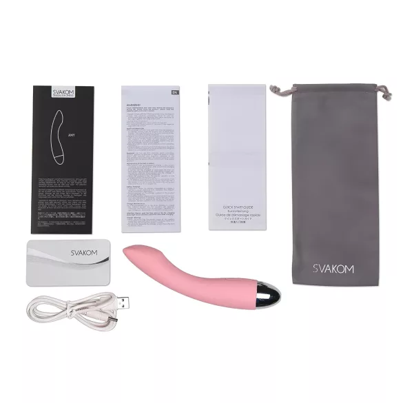 Svakom Amy - oppladbar G-punktvibrator (rosa)
