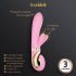 G-Vibe GRabbit - Oppladbar 3-motors G-punkt vibrator (rosa)