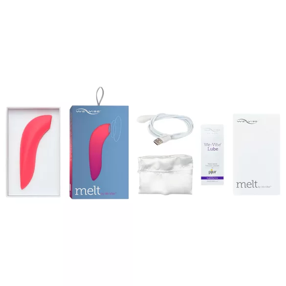 We-Vibe Melt - appstyrt klitorisstimulator med luftbølger (korall)
