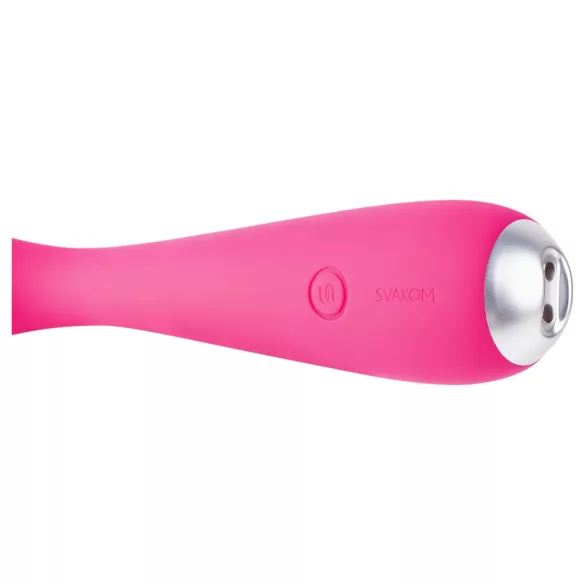 Svakom Iris - oppladbar, vanntett G-punkt vibrator (rød)