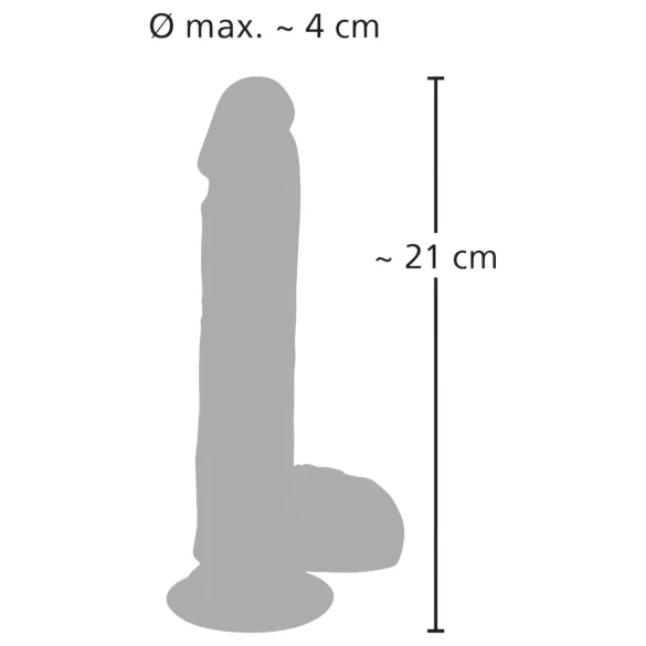 Medical Thrusting - vibrator med sugekopp, støt- og roterende funksjon (hudfarget)