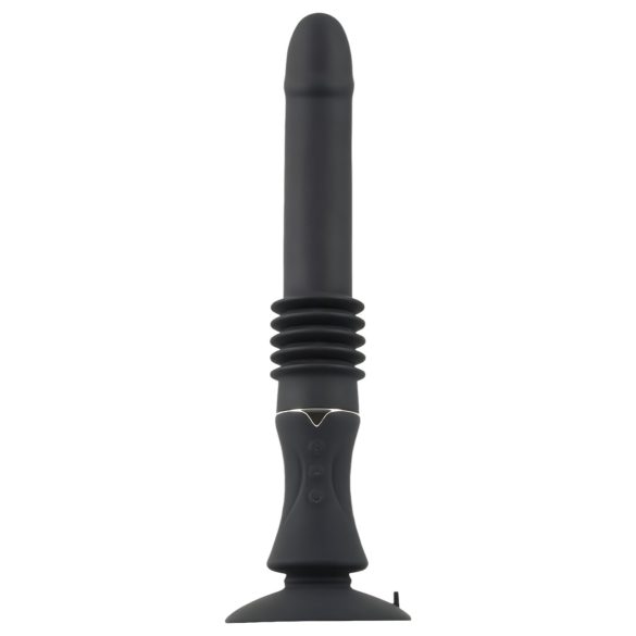 You2Toys Sexmaskin - med sugekopp og støtende vibrator (svart)