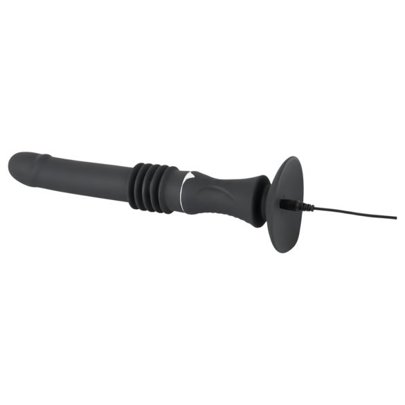 You2Toys Sexmaskin - med sugekopp og støtende vibrator (svart)