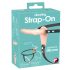 You2Toys - Strap-On - oppladbar, påspennbar vibrator (naturlig)