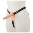You2Toys - Strap-On - oppladbar, påspennbar vibrator (naturlig)