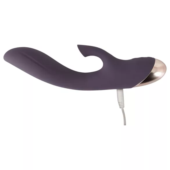 Javida - vanntett vibrator med klitorsuger (lilla)