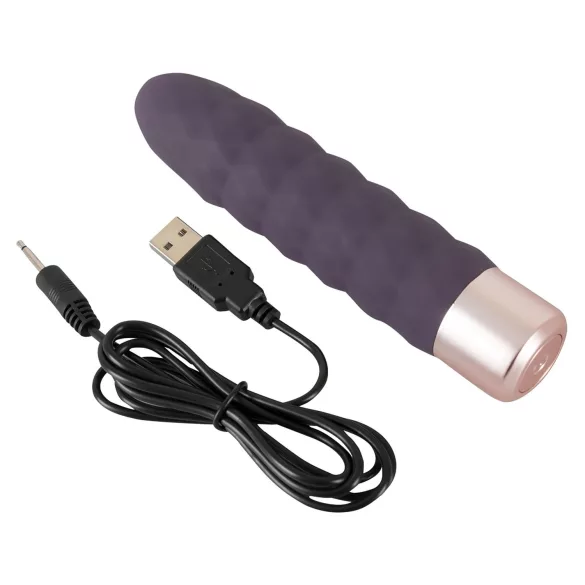 You2Toys Elegant Diamond - Oppladbar stangvibrator (lilla)