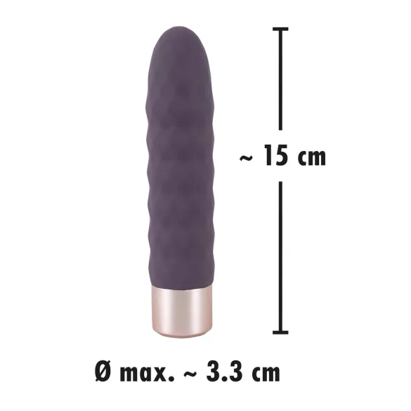 You2Toys Elegant Diamond - Oppladbar stangvibrator (lilla)