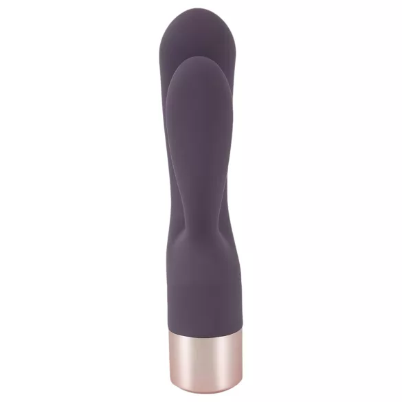You2Toys Elegant Double - oppladbar vibrator med klitorisstimulator (lilla)