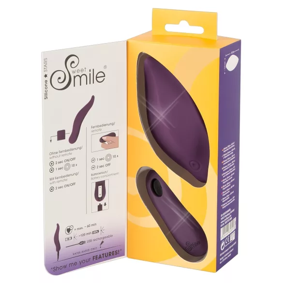 SMILE Truse - oppladbar klitorisvibrator (lilla)