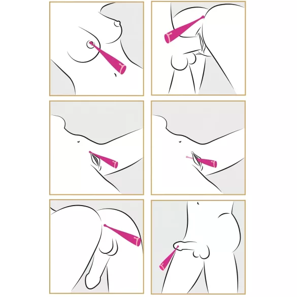 Couples Choice - oppladbar klitorisvibrator (rosa)