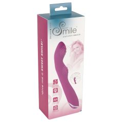 SMILE - fleksibel A- og G-punkt vibrator (rosa)