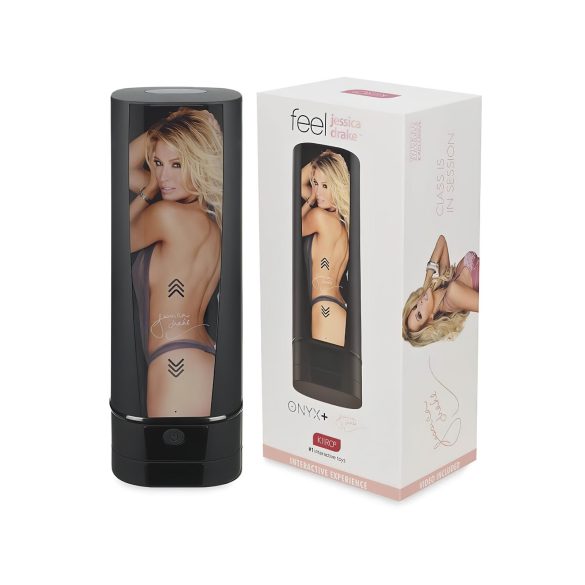 Kiiroo Onyx+ Jessica Drake - interaktiv masturbator (svart)