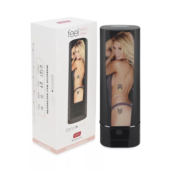 Kiiroo Onyx+ Jessica Drake - interaktiv masturbator (svart)