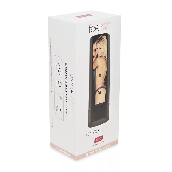 Kiiroo Onyx+ Jessica Drake - interaktiv masturbator (svart)