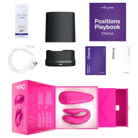 We-Vibe Chorus - Oppladbar, Smart Parvibrator (Rosa)