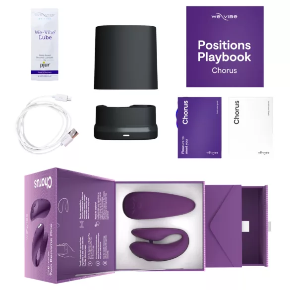 We-Vibe Chorus - oppladbar smart parvibrator (lilla)