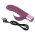 Rabbit Vibe - oppladbar G-punktvibrator med klitorisstimulator (lilla)