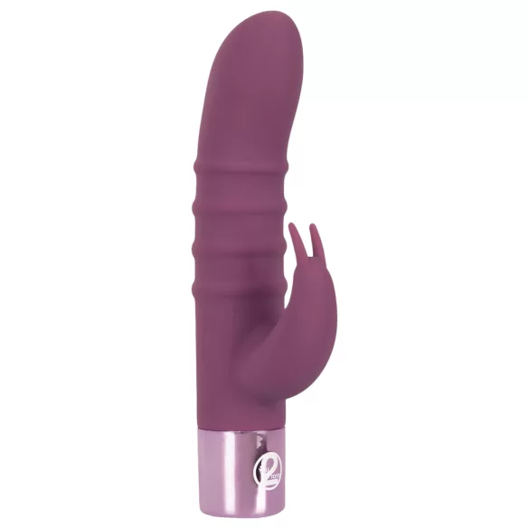 Rabbit Vibe - oppladbar G-punktvibrator med klitorisstimulator (lilla)