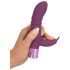 Rabbit Vibe - oppladbar G-punktvibrator med klitorisstimulator (lilla)