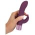 Rabbit Vibe - oppladbar G-punktvibrator med klitorisstimulator (lilla)