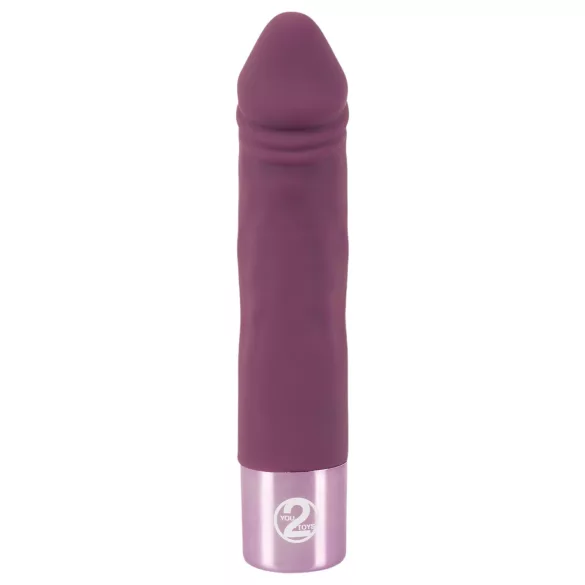 You2Toys Elegant Realistisk - oppladbar, vanntett vibrator (lilla)