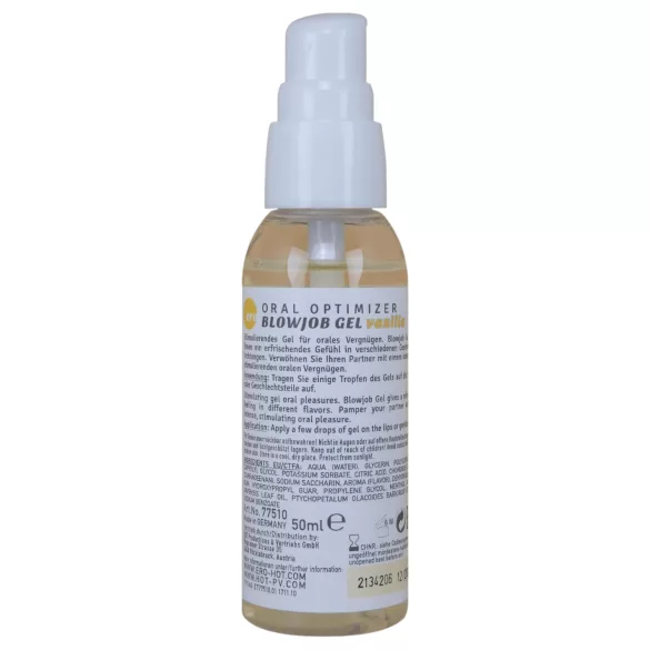 Blow Gel - oral glidemiddel med vanilje (50 ml)