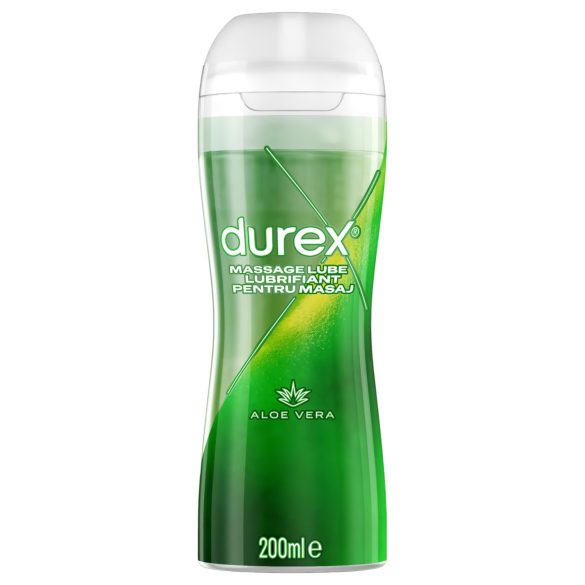 Durex 2i1 massasjeolje - Aloe Vera (200ml)