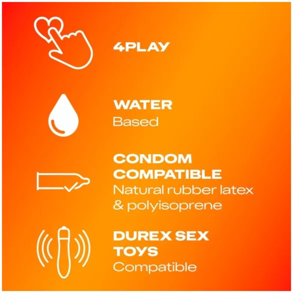 Durex 2-i-1 massasjeolje - Ylang Ylang (200ml)