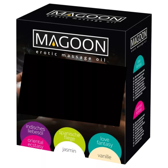 Magoon massasjeoljer i sett (6 stk à 100 ml)