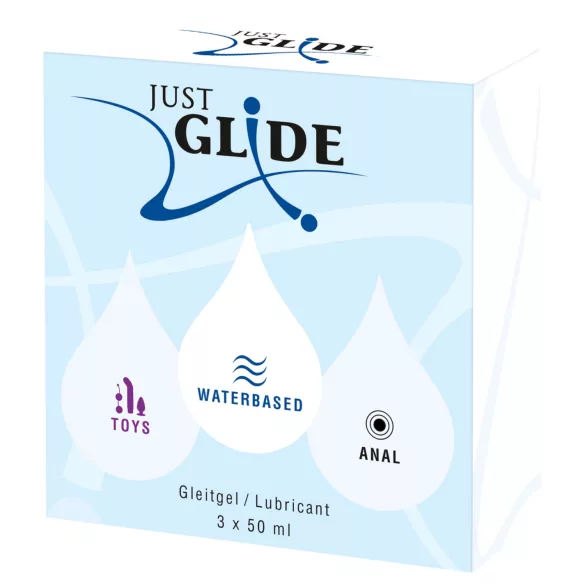 Just Glide glidemiddelsett (3x50ml)