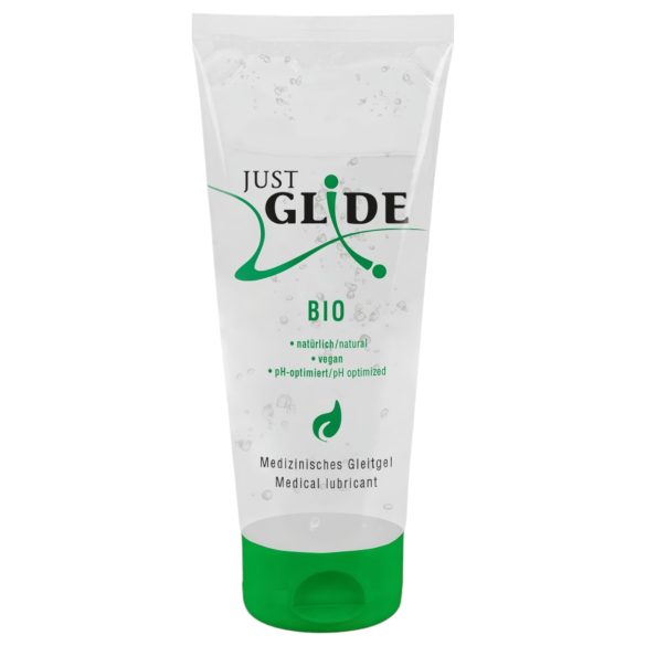 Just Glide Bio - vannbasert vegansk glidemiddel (200ml)