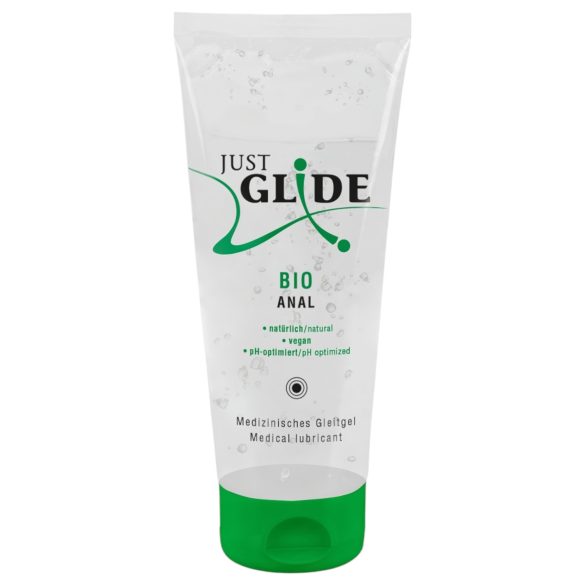 Just Glide Bio ANAL - vannbasert vegansk glidemiddel (200ml)