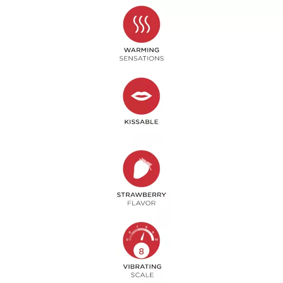 Orgie Sexy Vibe HOT - Jordbær, varmende flytende vibrator (15ml)