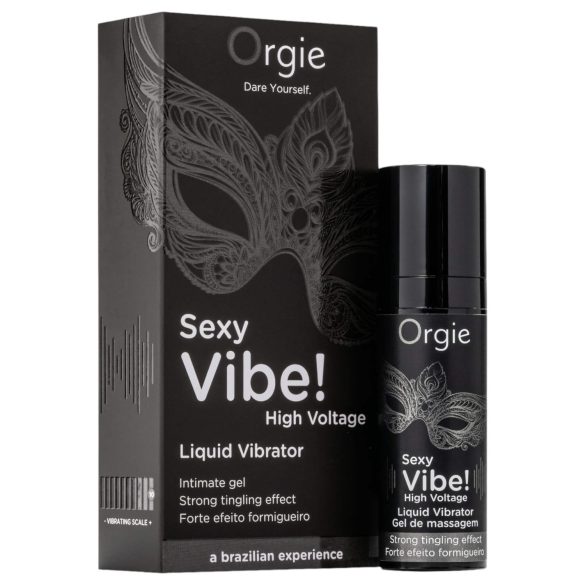 Orgie Sexy Vibe Høy Spenning - unisex flytende vibrator (15 ml)