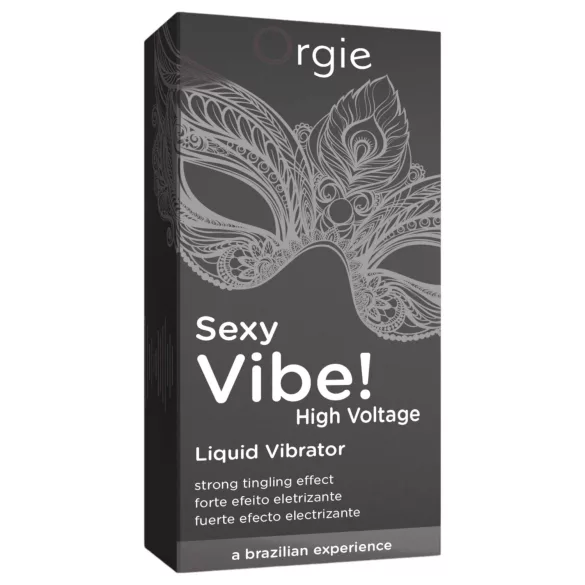 Orgie Sexy Vibe Høy Spenning - unisex flytende vibrator (15 ml)