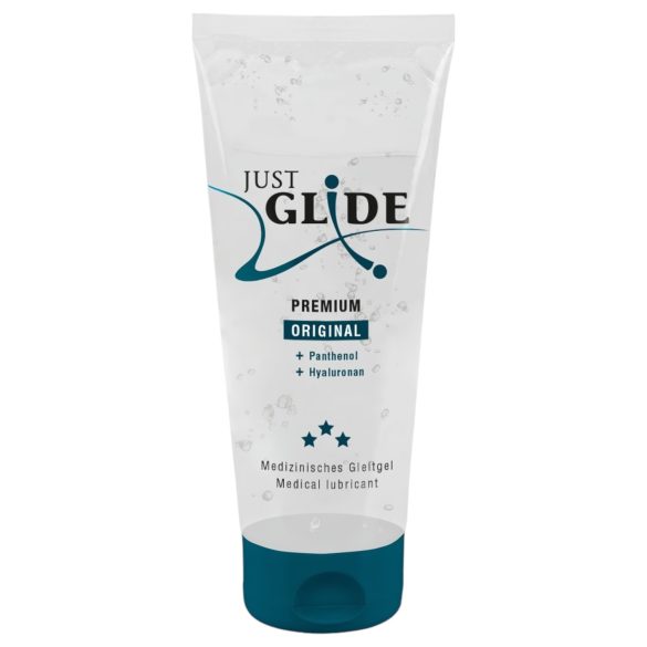 Just Glide Premium Original - vegansk, vannbasert glidemiddel (200ml)