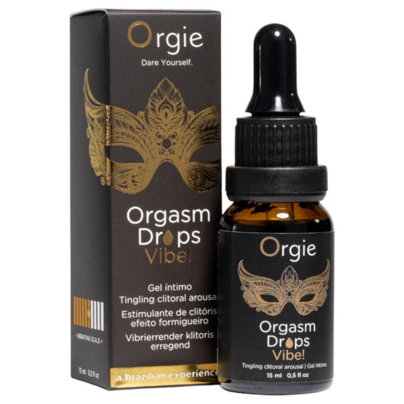 Orgie Orgasm Drops Vibe - pirrende intim gel for kvinner (15 ml)
