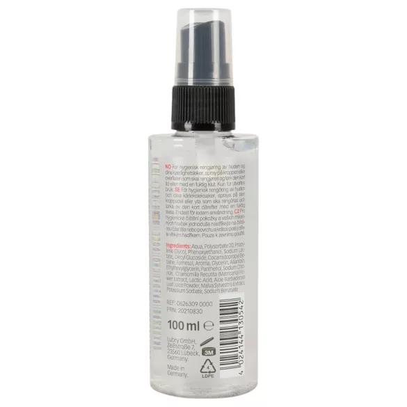Just Play - 2-i-1 intim- og produktvaskespray (100ml)