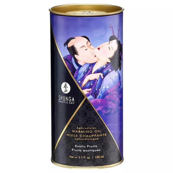 Shunga - Varmende Massasjeolje - Eksotiske Frukter (100ml)