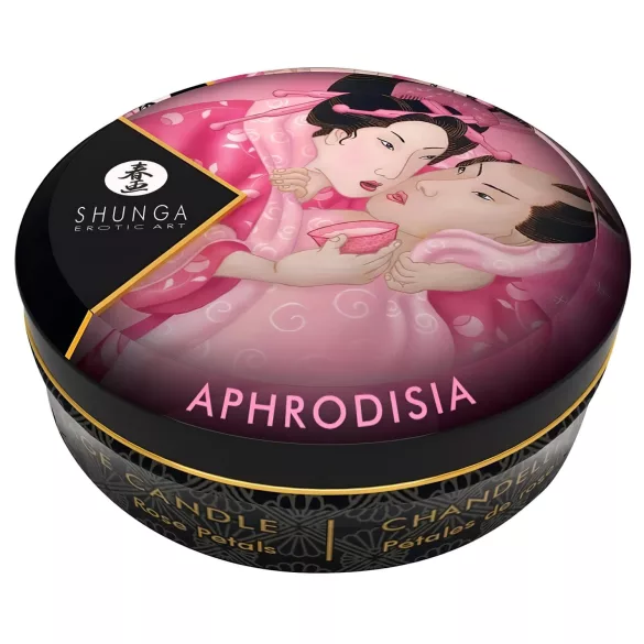 Shunga - Massasje- og Roseduftlys (30ml)