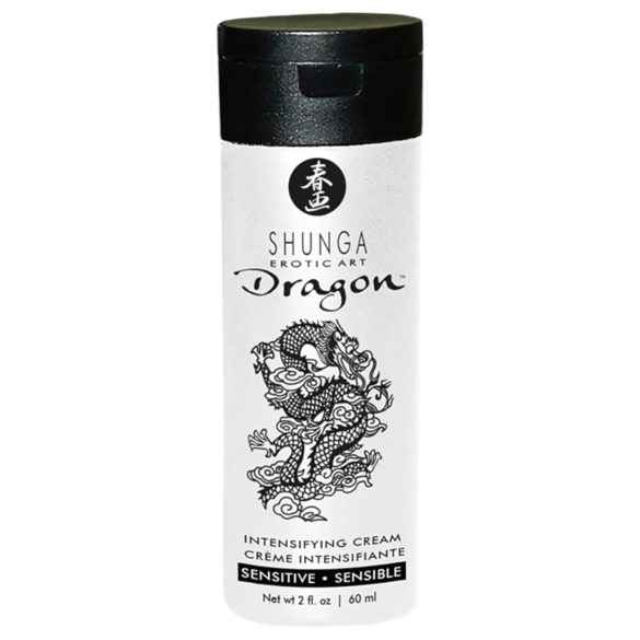 Shunga Dragon Sensitive - sensitiv intim gel for menn (60 ml)