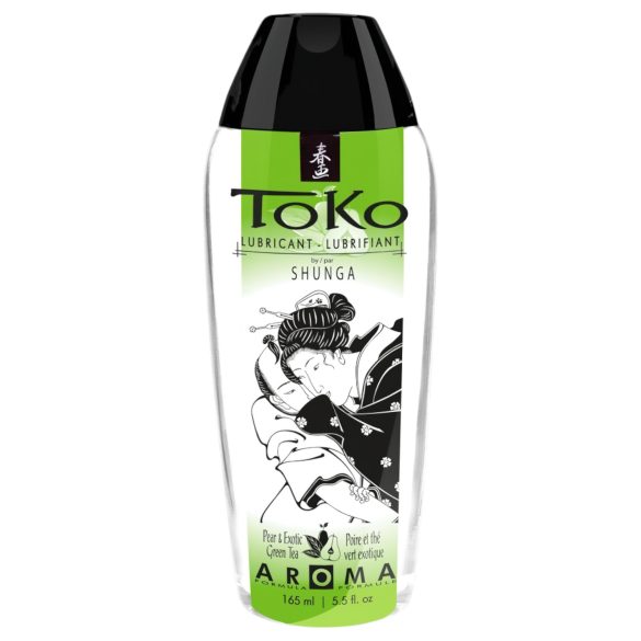 Shunga Toko - vannbasert glidemiddel - pære grønn te (165 ml)
