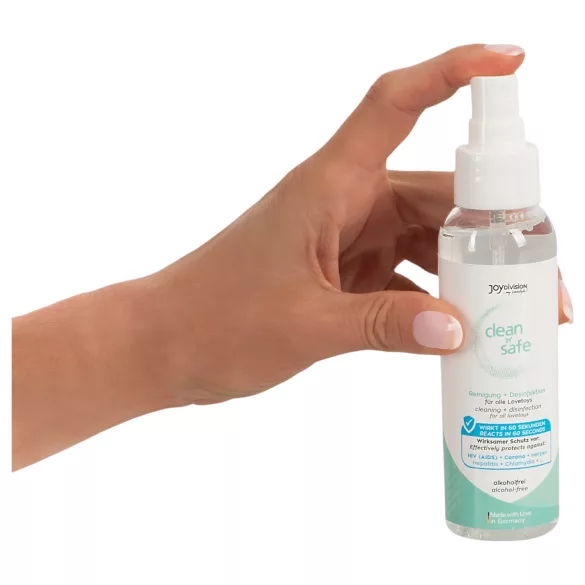 JoyDivision Clean Safe - desinfiserings- og rengjøringsspray (100ml)